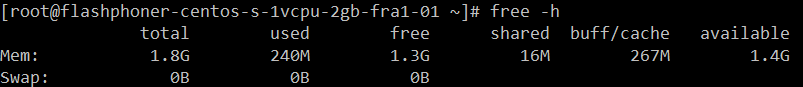 WebRTC streaming Digital Ocean free output